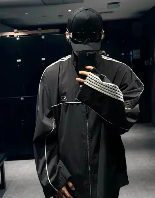 【預售】巴黎 BLC 25FW Tracksuit Loop 循環刺繡 單環 雙頭拉鍊衝鋒衣夾克外套風衣 寬鬆版型