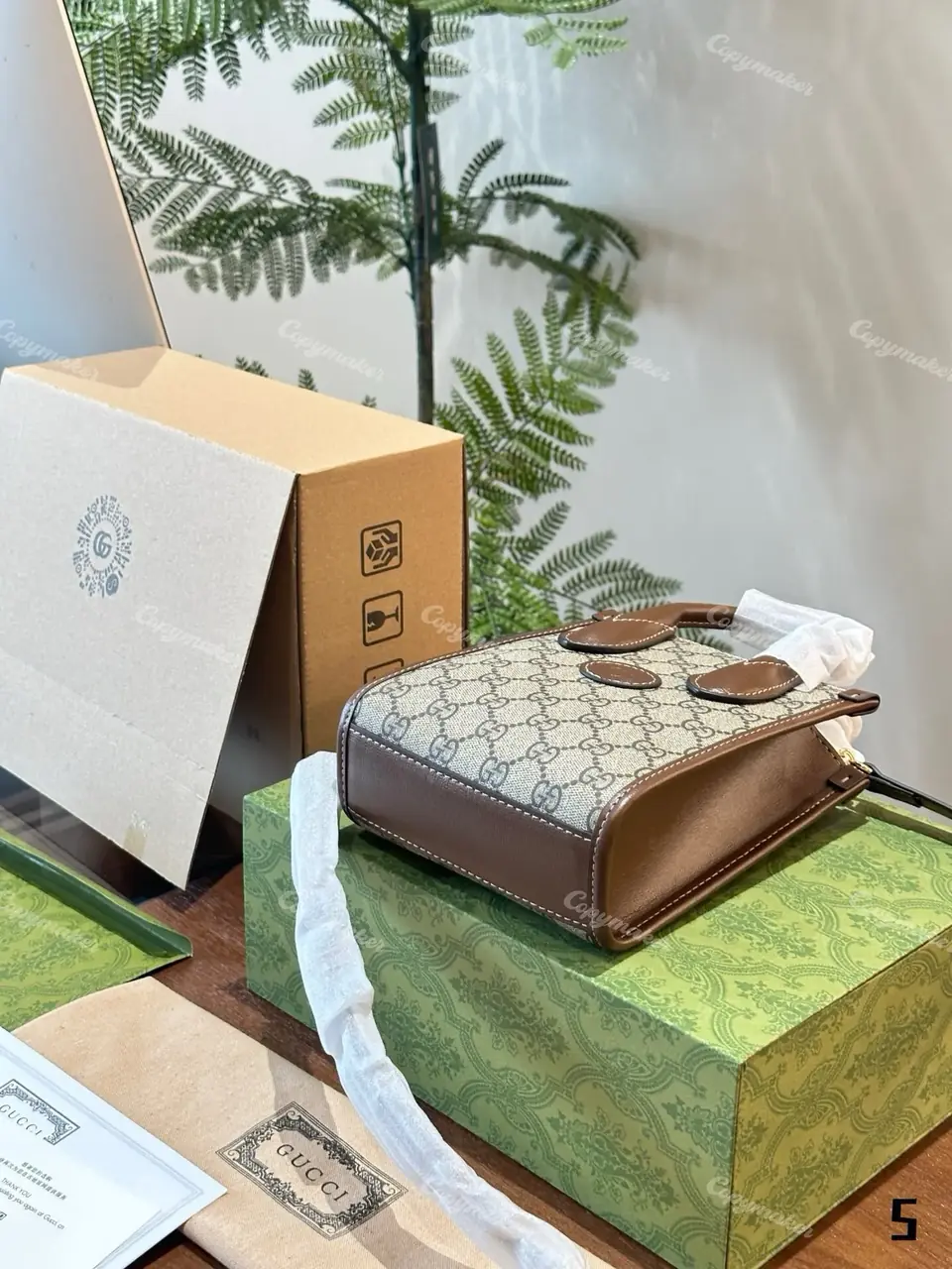 GUC Retro mini tote 經典老花 托特包相機包單肩包側背包斜背包琴譜包小包