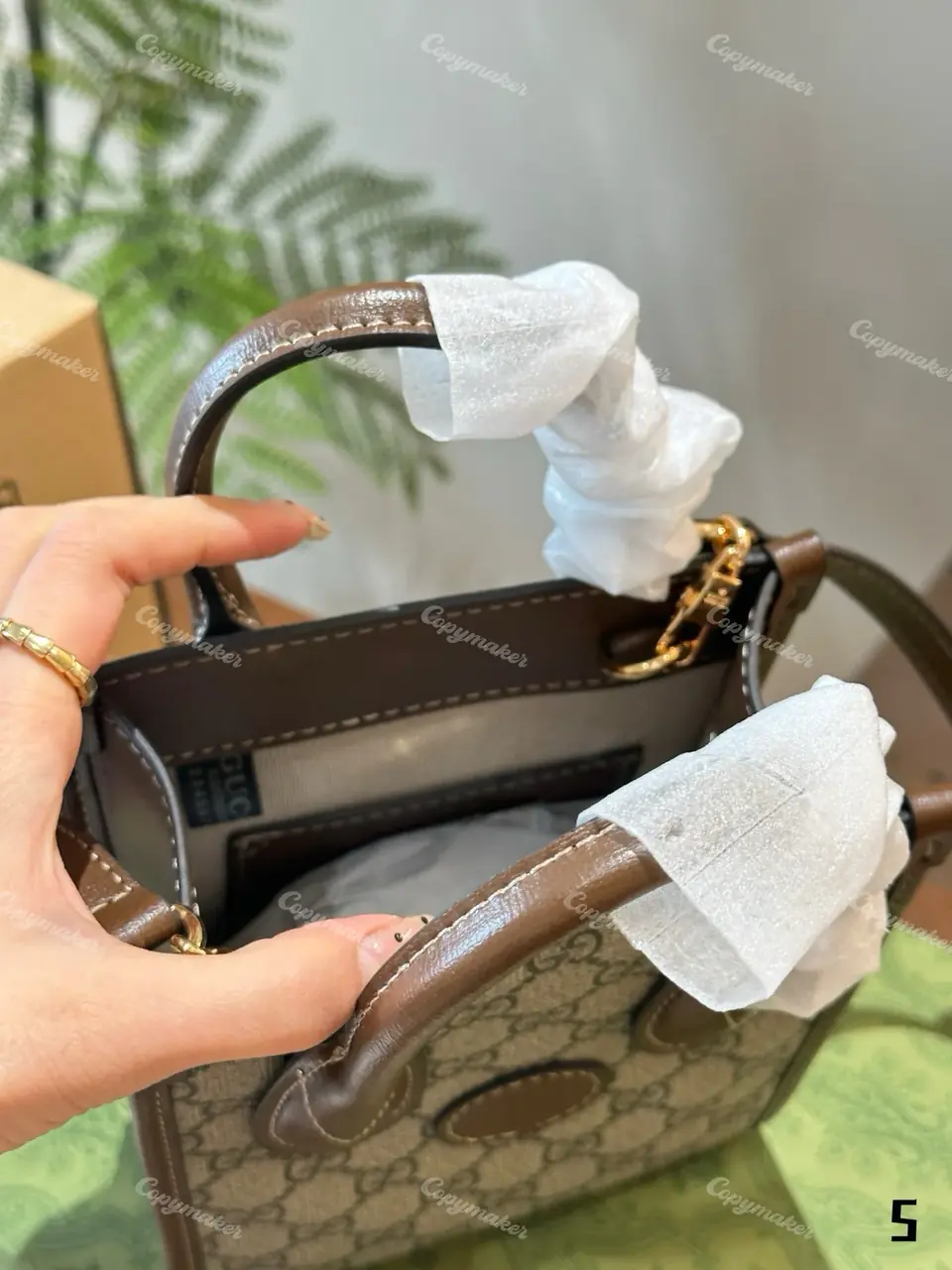 GUC Retro mini tote 經典老花 托特包相機包單肩包側背包斜背包琴譜包小包