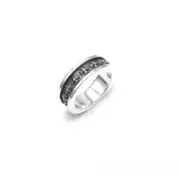 【現貨】Chrome Hearts Mini CH Plus 復古十字架暗黑 925純銀 白銅 戒指 克羅心：圖片 5