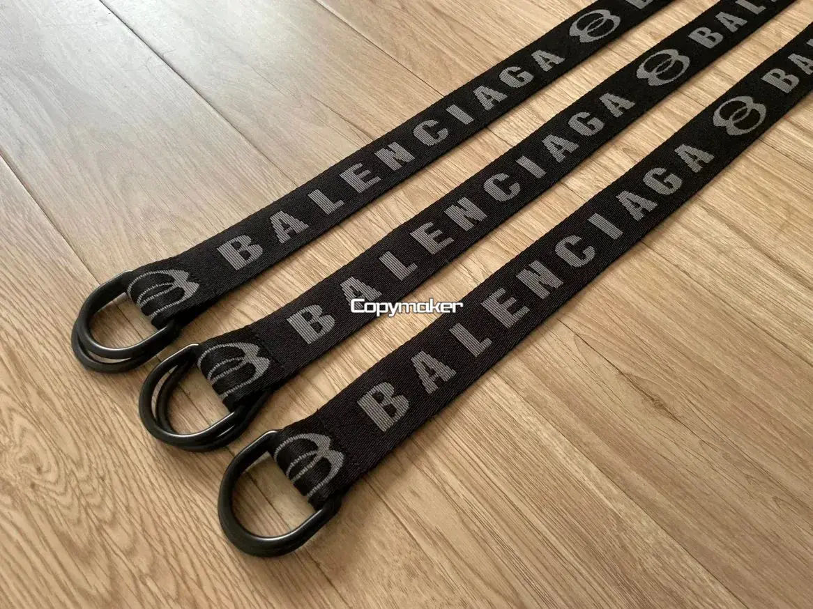 【618現貨】【福利回饋】巴黎 BLC 24FW 雙環字母Logo 帆布腰帶皮帶 105CM
