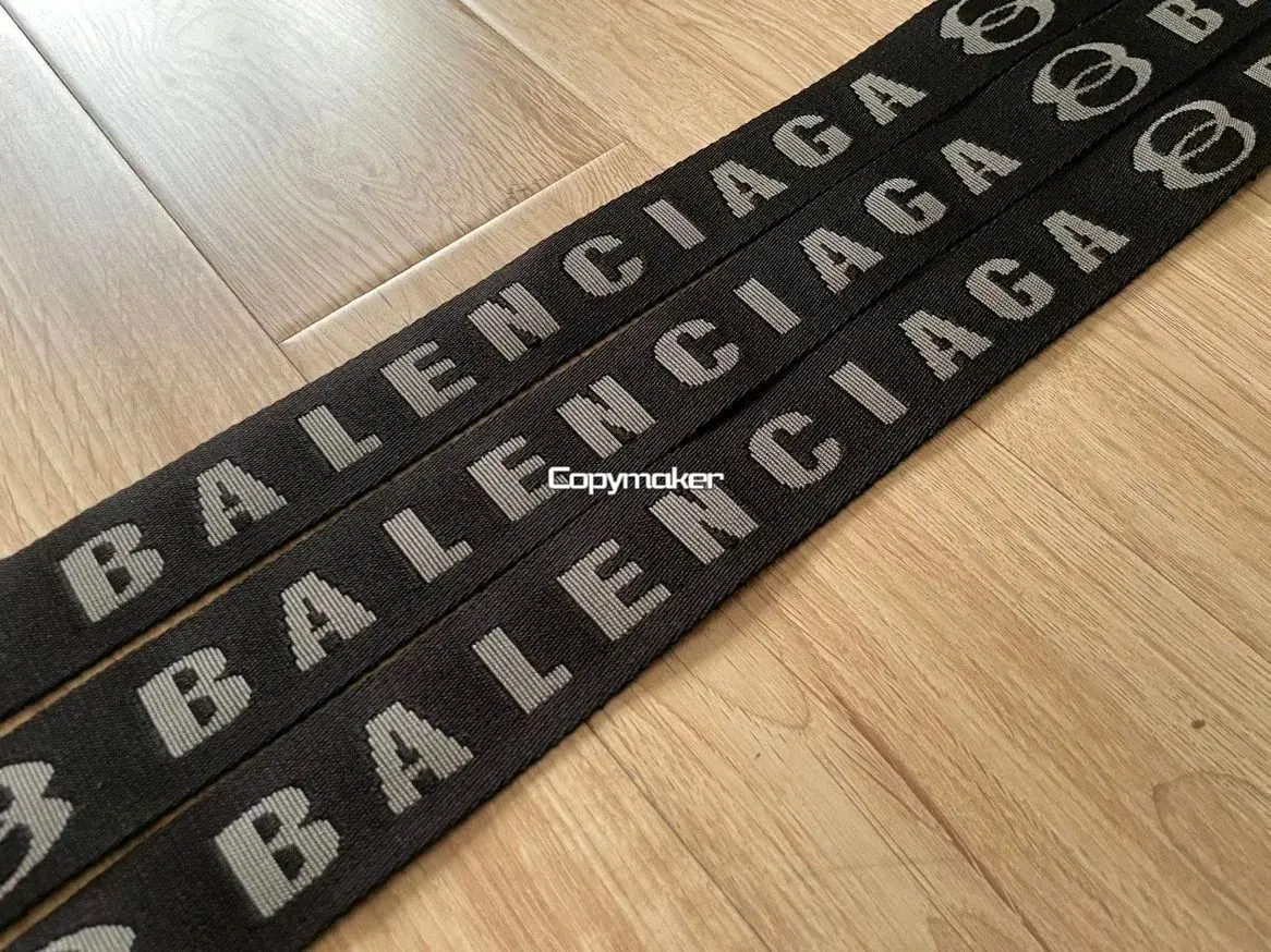 【618現貨】【福利回饋】巴黎 BLC 24FW 雙環字母Logo 帆布腰帶皮帶 105CM