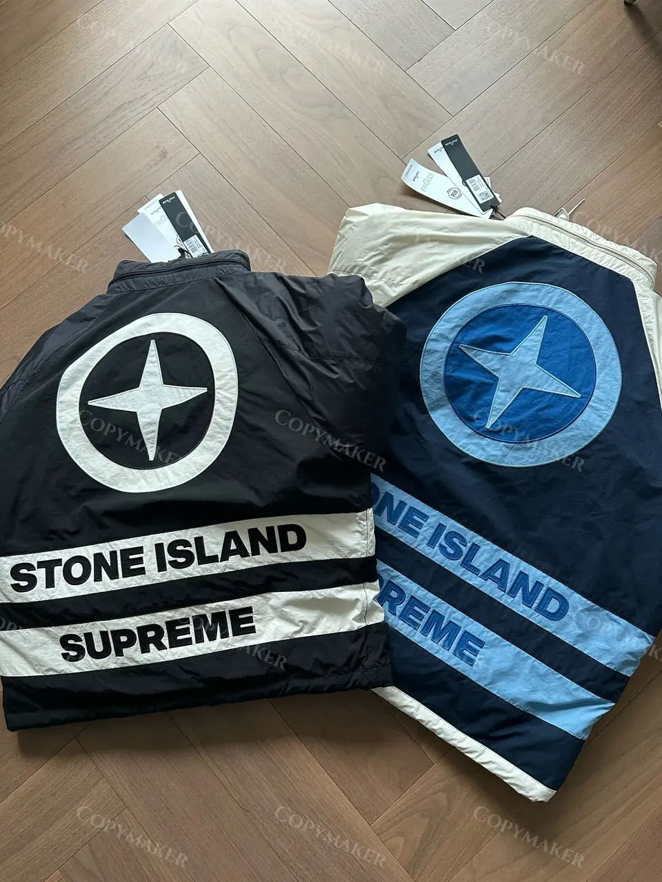 SUP x STONE ISLAND 23FW 至尊 石頭島 聯名 雙面穿 羽絨服 羽絨外套夾克