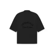 23SS FOG ESSENTIALS 副線 膠標 短袖T恤 FEAR OF GOD 玄青黑 圓弧字母：圖片 3