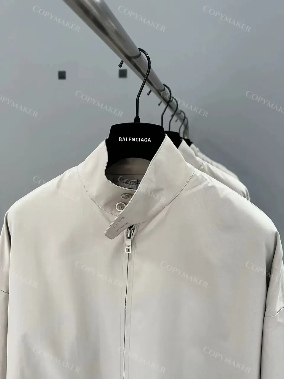 PRA 23FW 秀款 Cotton-Blend Oversized Bomber Jacket 廓形哈林頓飛行夾克外套