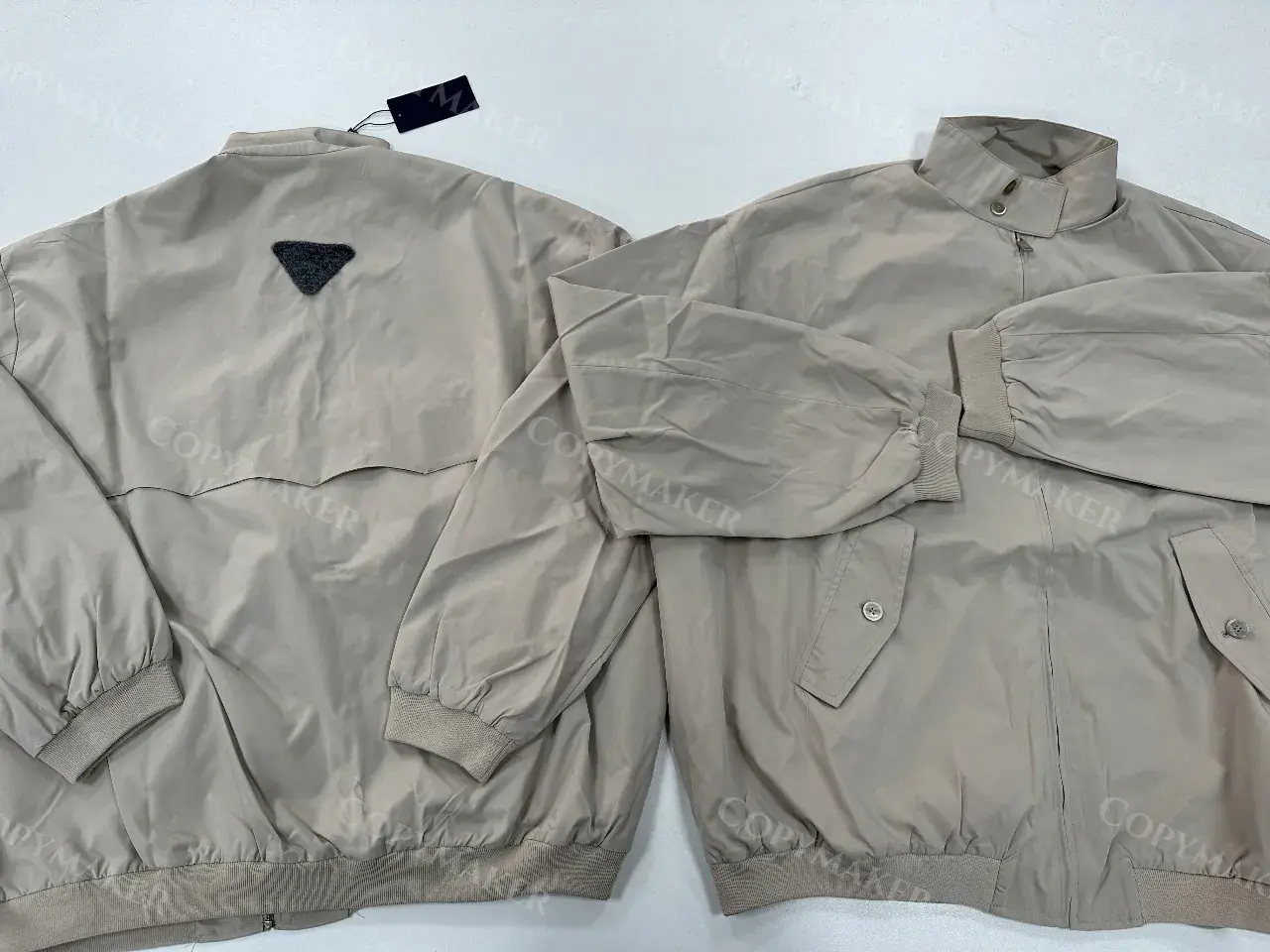 PRA 23FW 秀款 Cotton-Blend Oversized Bomber Jacket 廓形哈林頓飛行夾克外套