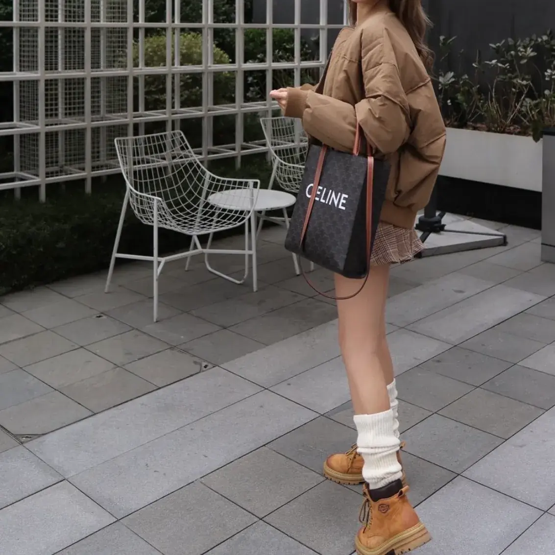 CELIN 20SS Cabas凱旋門 經典老花logo Tote 托特包側背包斜背包