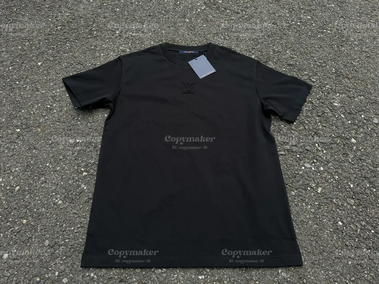 1V 24SS Embossed LV T-Shirt 壓紋浮雕 經典字母logo 重磅簡約素色 短袖 T恤