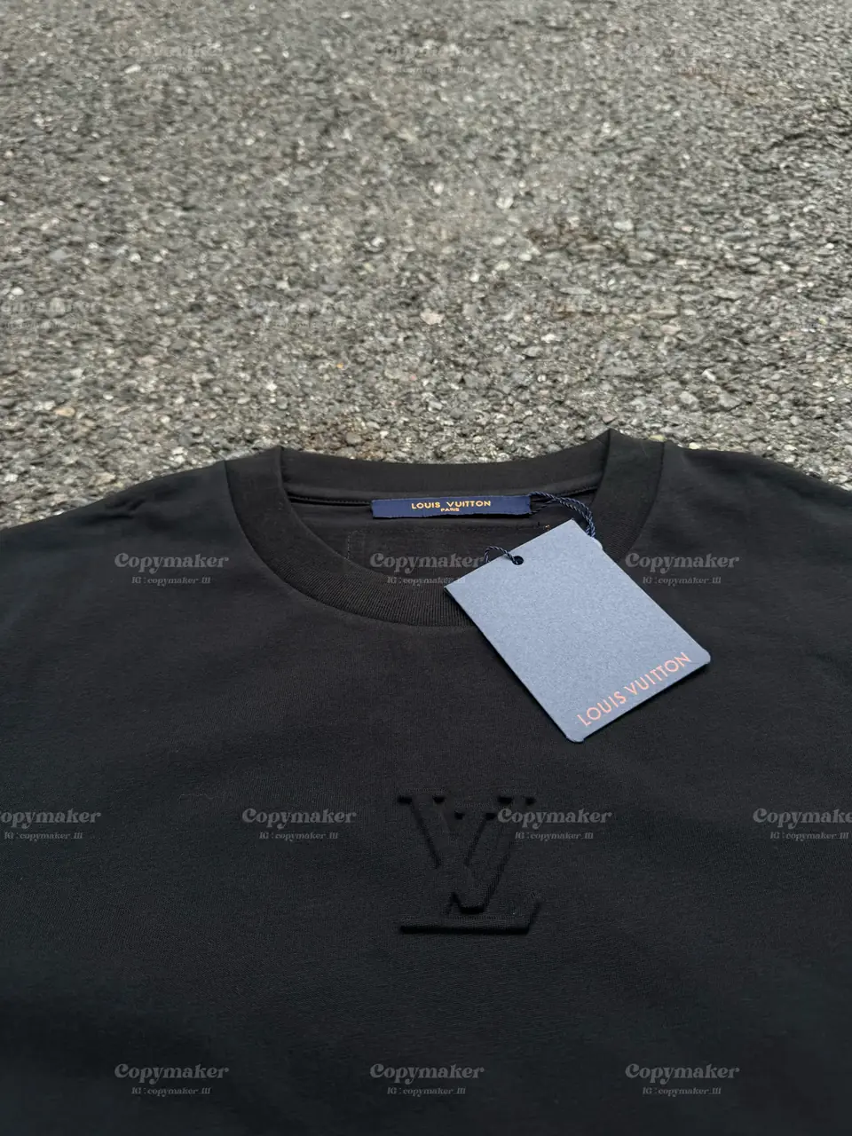 1V 24SS Embossed LV T-Shirt 壓紋浮雕 經典字母logo 重磅簡約素色 短袖 T恤