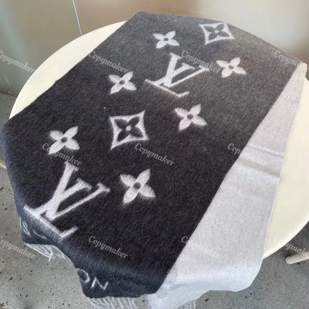 1V REYKJAVIK GRADIENT 雙色漸層老花 經典款 純羊毛 圍巾 披肩 三色