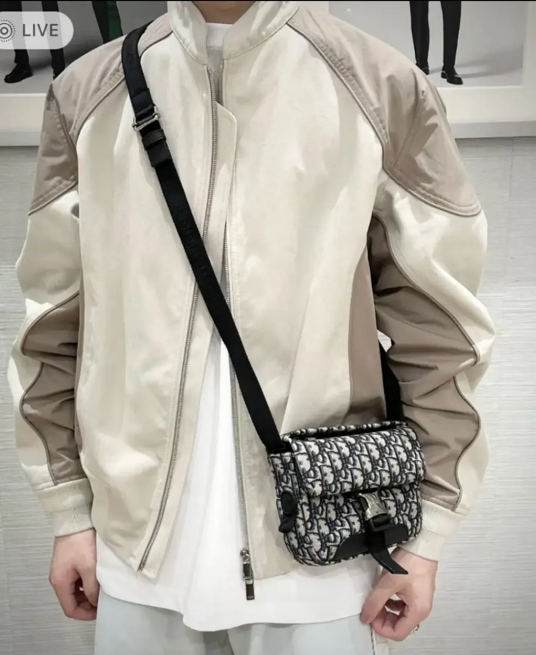 D1OR 23SS Bomber Jacket 拼色拼接 尼龍鋪棉 飛行夾克外套 廓型 MA-1