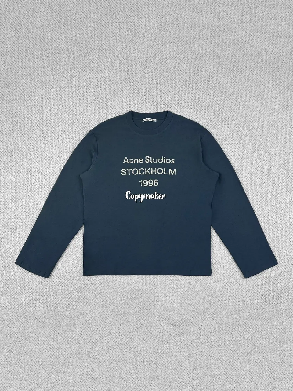 【預售】【雙11新品】Acne Studios 25FW 1996 水洗做舊經典logo 圓領純棉短袖T恤 五色