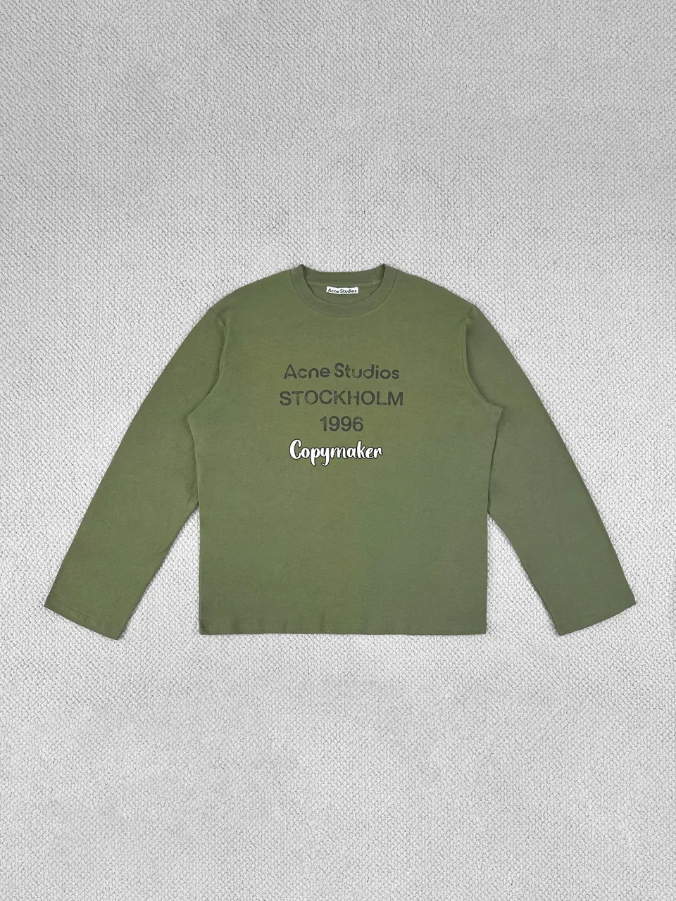 【預售】【雙11新品】Acne Studios 25FW 1996 水洗做舊經典logo 圓領純棉短袖T恤 五色