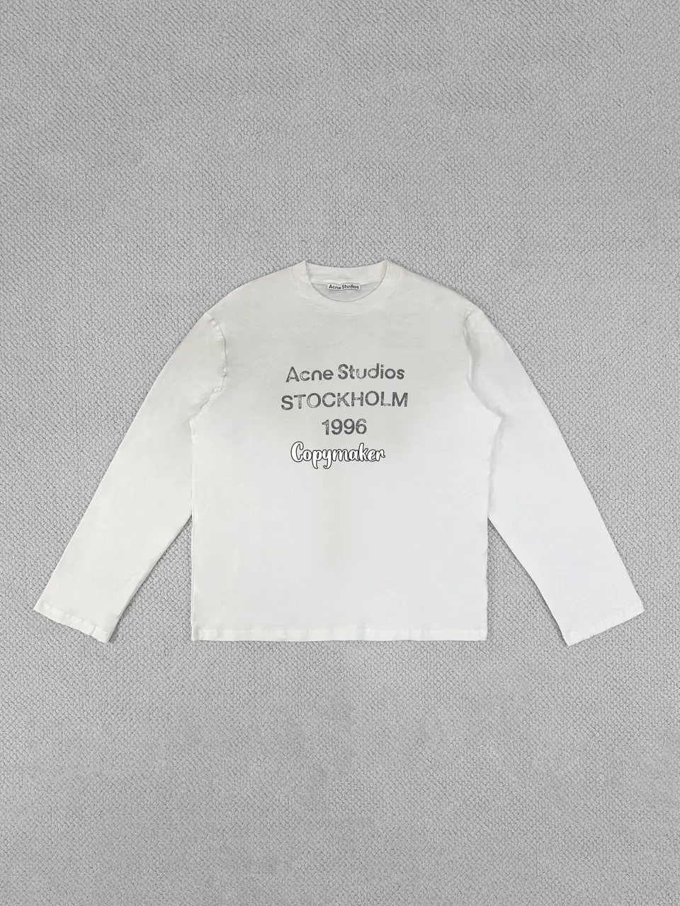 【預售】【雙11新品】Acne Studios 25FW 1996 水洗做舊經典logo 圓領純棉短袖T恤 五色