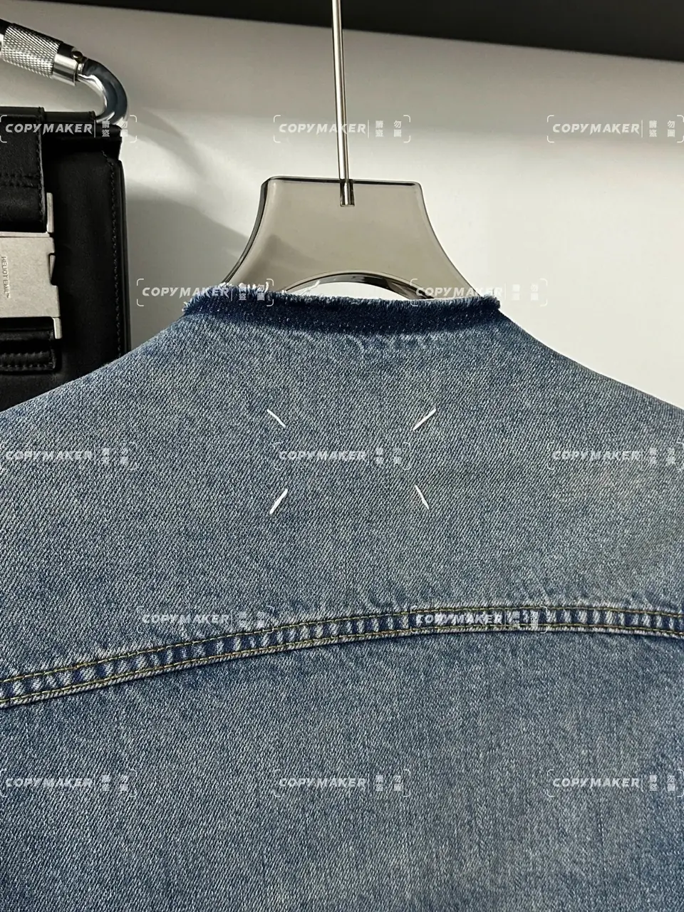 Maison Margiela 22FW 馬吉拉 水洗做舊無領牛仔外套夾克 單寧外套 mm6