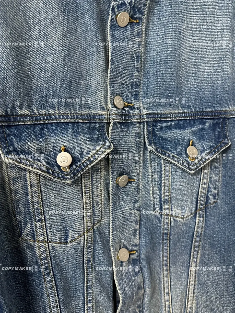 Maison Margiela 22FW 馬吉拉 水洗做舊無領牛仔外套夾克 單寧外套 mm6