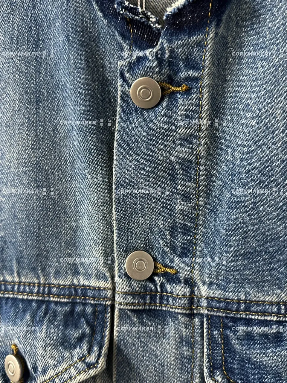 Maison Margiela 22FW 馬吉拉 水洗做舊無領牛仔外套夾克 單寧外套 mm6