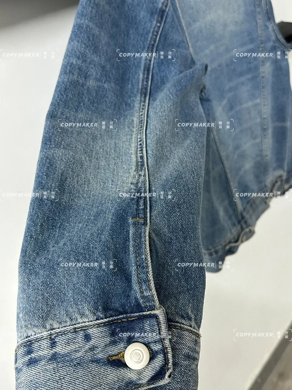 Maison Margiela 22FW 馬吉拉 水洗做舊無領牛仔外套夾克 單寧外套 mm6