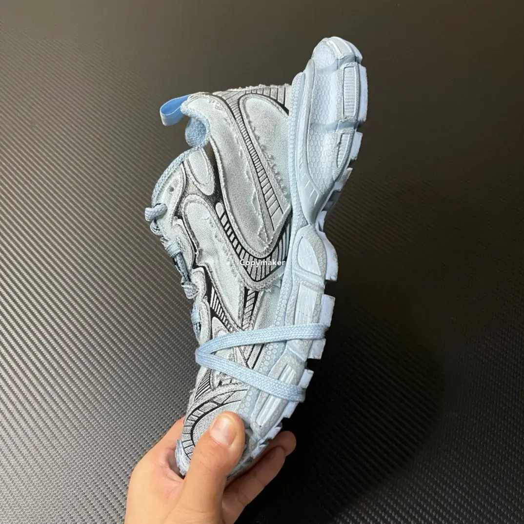 【預售】巴黎 BLC 3XL 時尚復古作舊 增高 老爹鞋 休閒鞋 XXXL 牛仔淺藍
