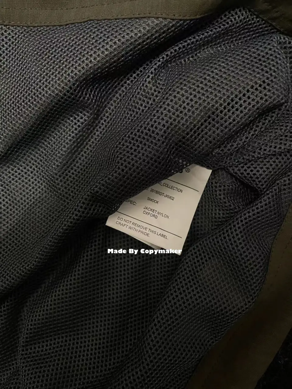 WTAPS 22AW SMOCK 01 JACKET WTVUA 刺繡字母 圓領套頭 夾克 風衣 衝鋒衣