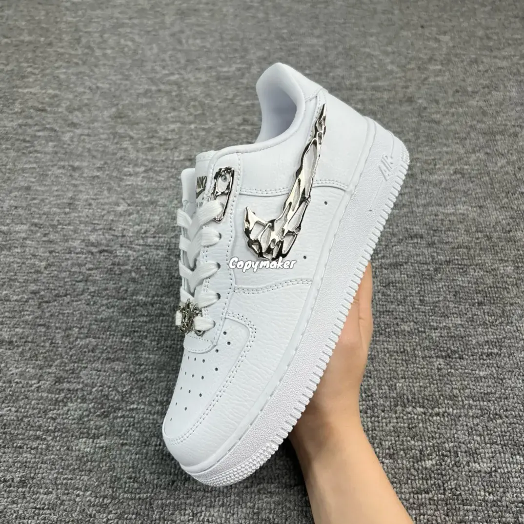 【預售】NK Air Force 1 “Molten Metal” 液態銀 AF1 空軍 運動鞋休閒鞋板鞋 FV3616-101