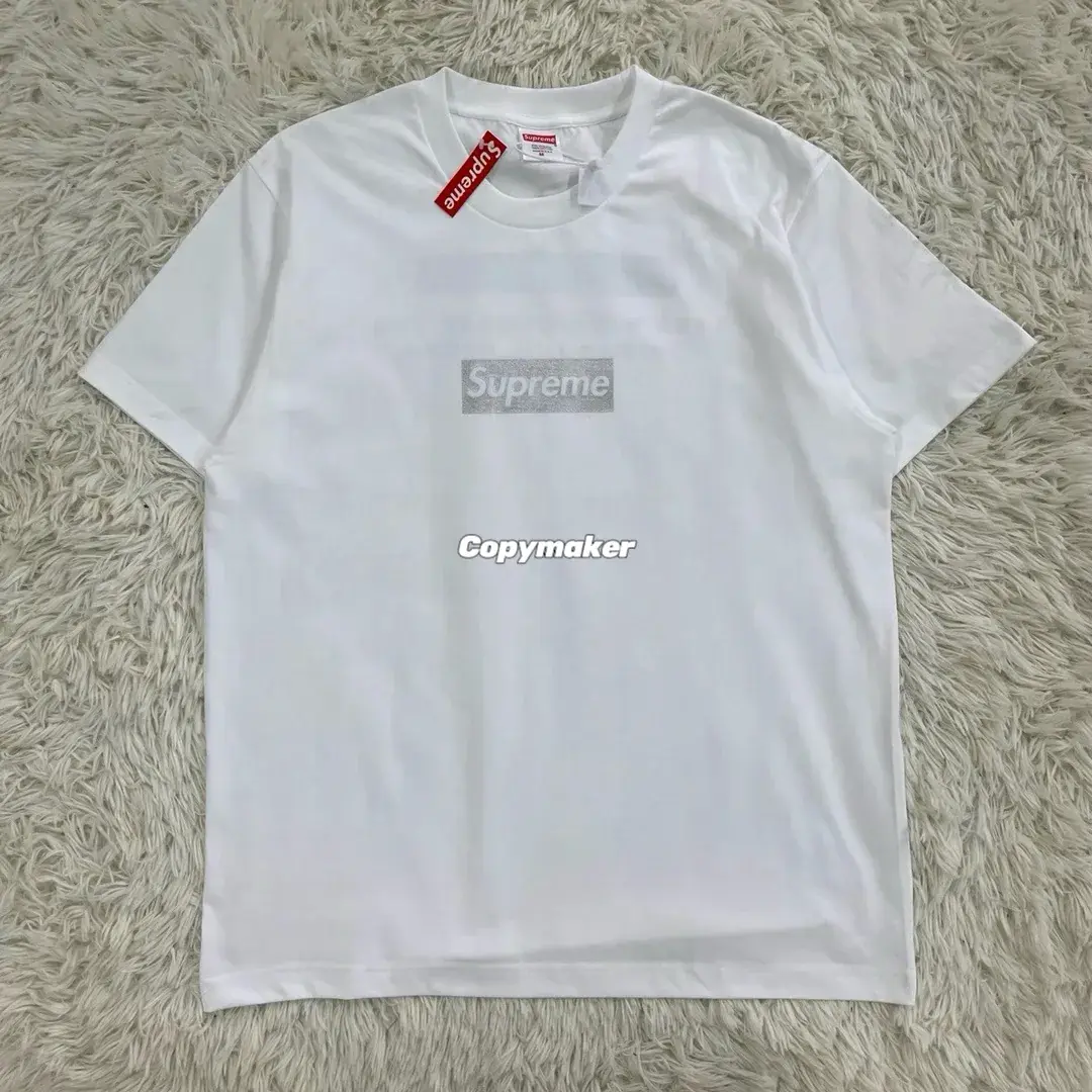 【現貨】Sup 22SS 芝加哥開業限定 box logo boxlogo bogo 圓領短袖T恤 金屬色/銀標
