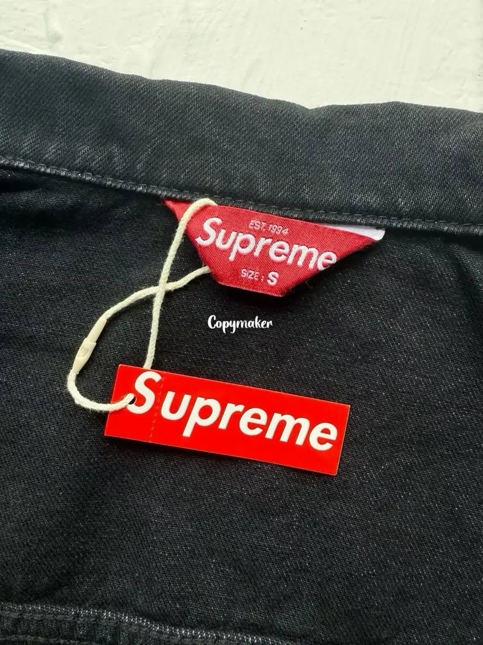 【預售】【雙11新品】Sup SS25 Denim Trucker Jacket 刺繡小logo 丹寧牛仔外套夾克