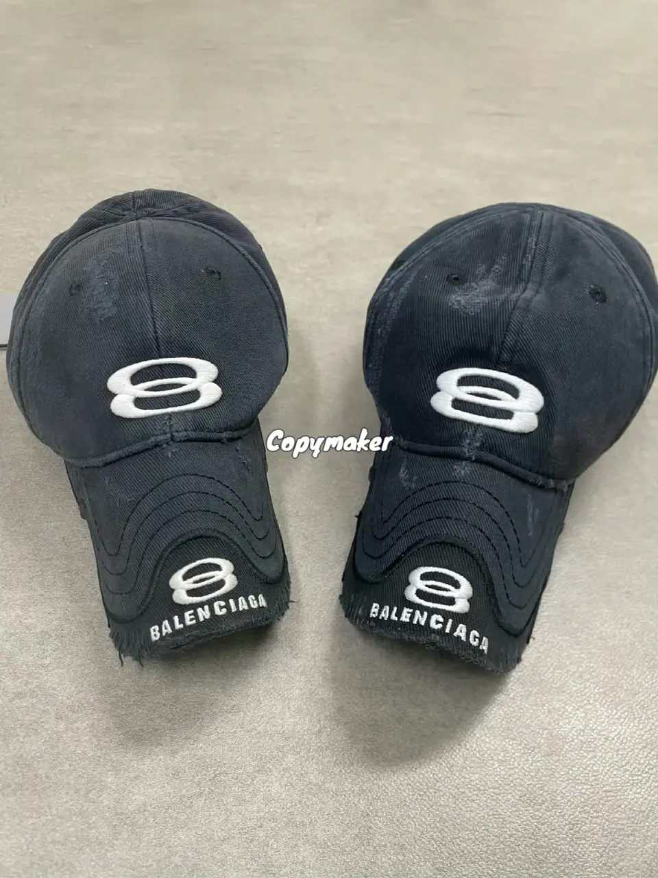 【現貨】巴黎 BLC 25SS Unity Sports 雙環logo雙帽檐棒球帽鴨舌帽老帽帽子 水洗做舊