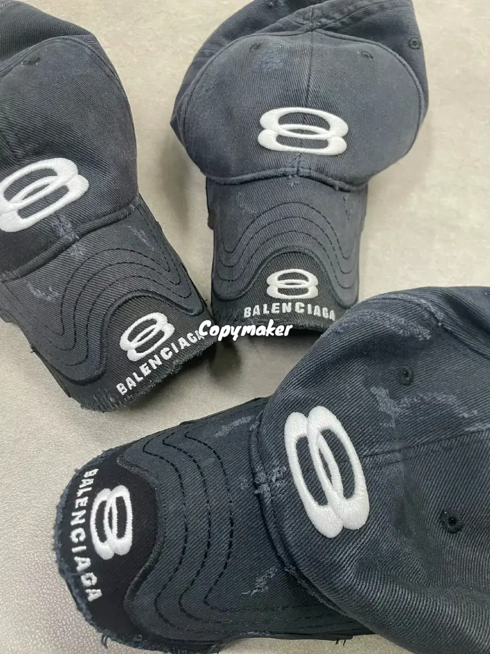 【現貨】巴黎 BLC 25SS Unity Sports 雙環logo雙帽檐棒球帽鴨舌帽老帽帽子 水洗做舊