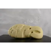 【現貨】YEEZY Foam Runner "Sulfur" 米黃 硫黃 洞洞鞋 洞洞拖 拖鞋 YZY GV6775：圖片 5