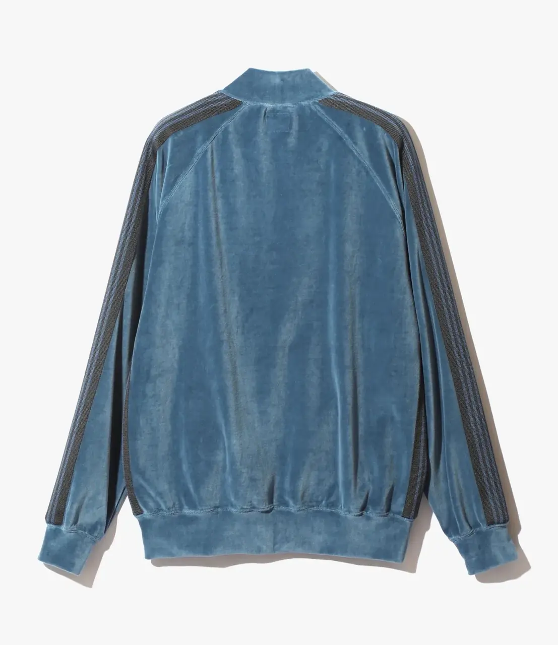 Needles 23AW R.C Track Jacket 蝴蝶刺繡 絲絨復古織帶 外套夾克 孔雀藍