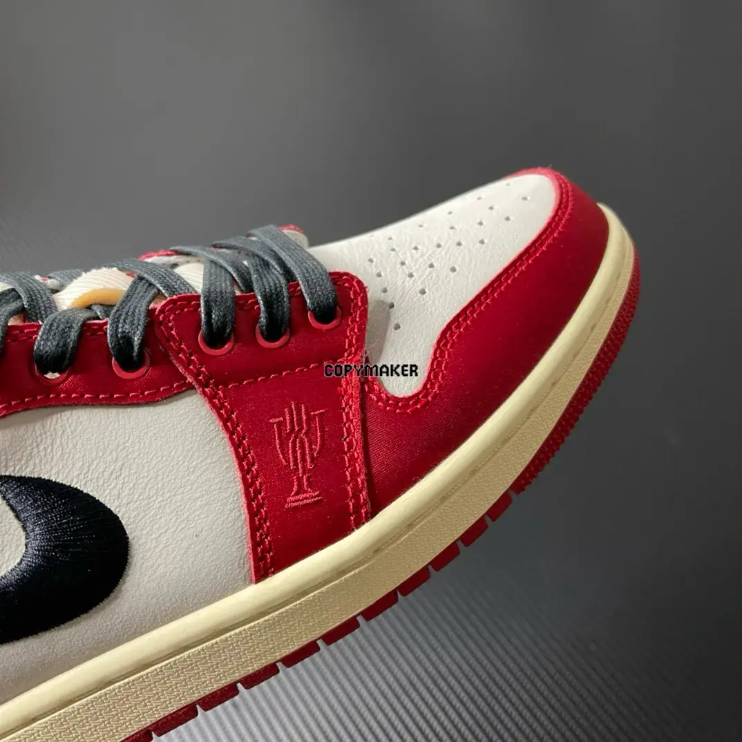 【預售】Trophy Room x Air Jordan 1 Low OG “Away” 聯名 白黑紅 喬丹之子 AJ1 FN0432-100