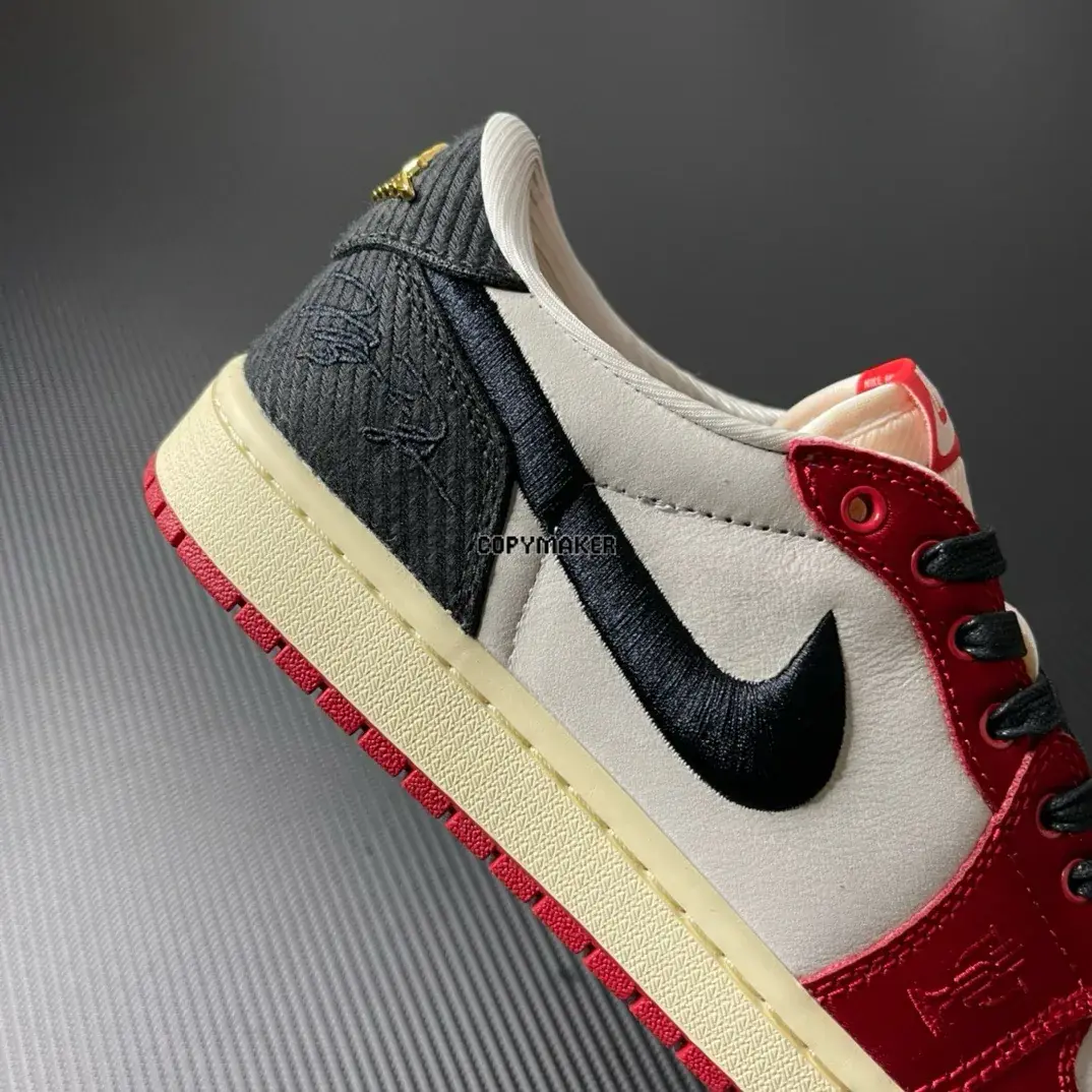 【預售】Trophy Room x Air Jordan 1 Low OG “Away” 聯名 白黑紅 喬丹之子 AJ1 FN0432-100