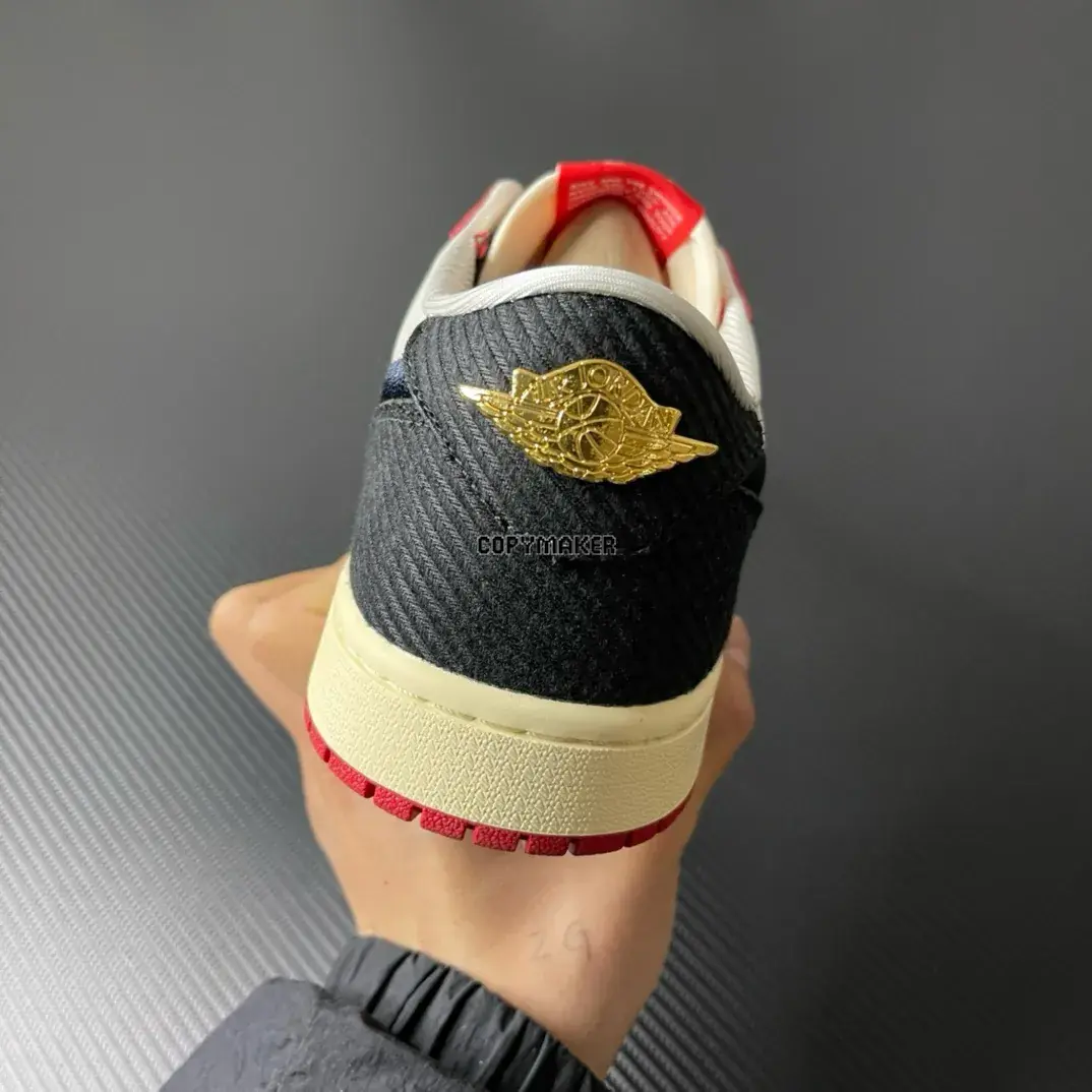【預售】Trophy Room x Air Jordan 1 Low OG “Away” 聯名 白黑紅 喬丹之子 AJ1 FN0432-100