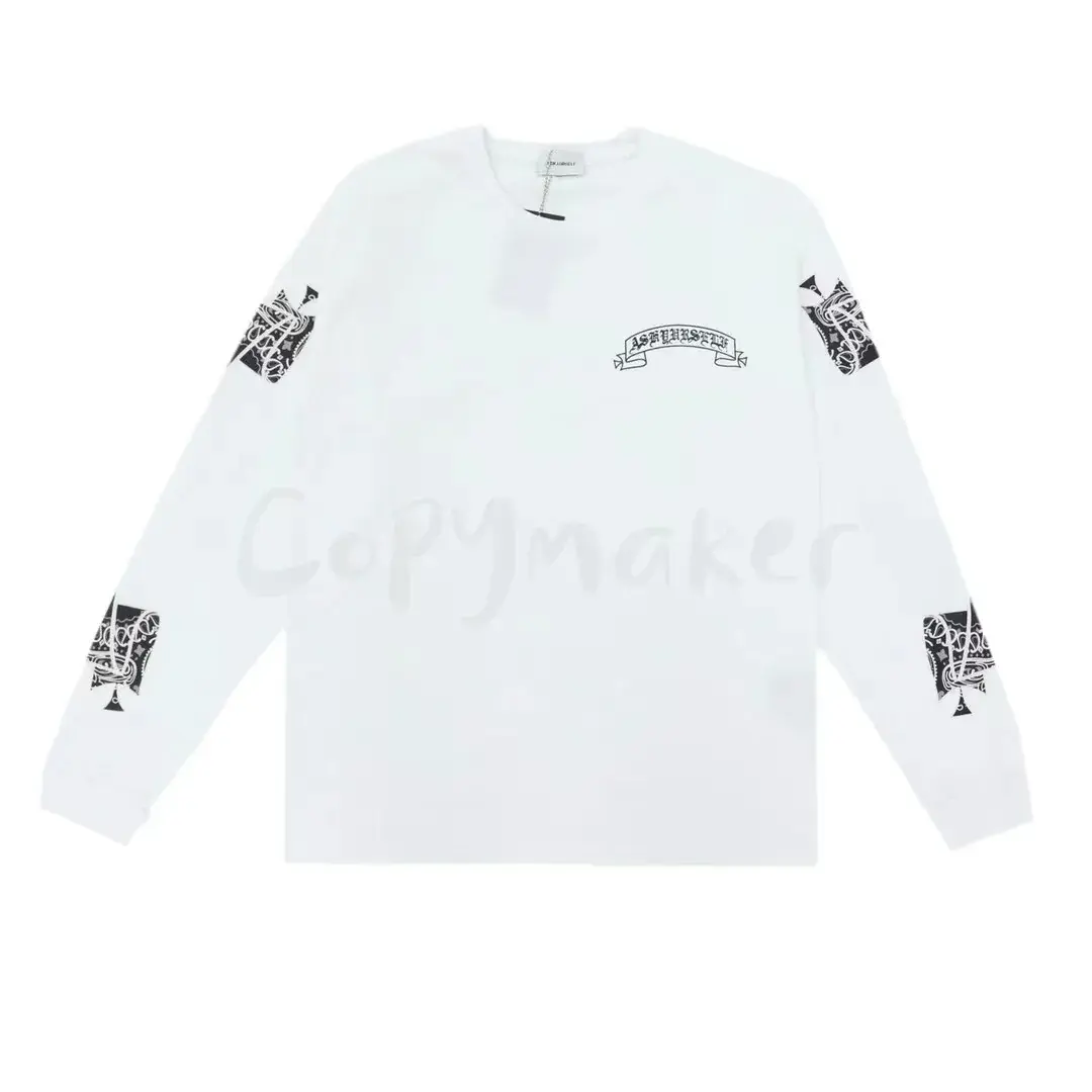 Askyurself V11 Paisley Banned Long Sleeve 變形蟲圖騰腰果花 重磅長袖T恤長T