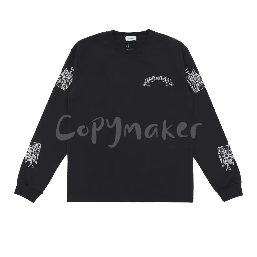 Askyurself V11 Paisley Banned Long Sleeve 變形蟲圖騰腰果花 重磅長袖T恤長T