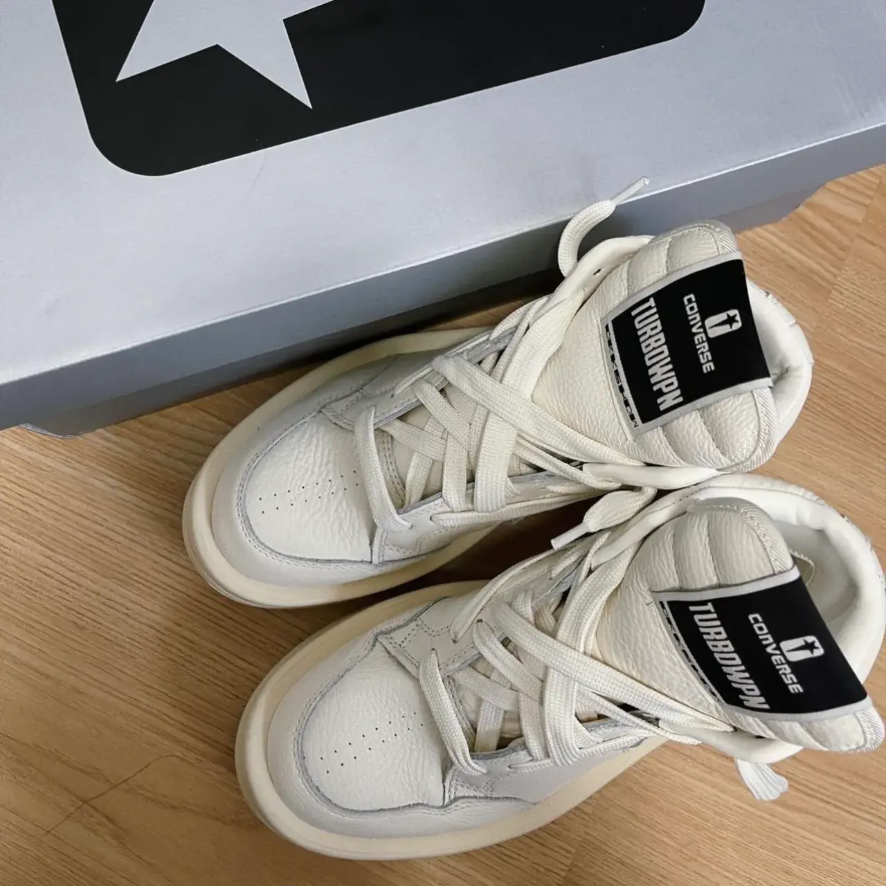 【預售】Rick Owens DRKSHDW x Converse turbodrk weapon 聯名 真皮 高筒復古籃球鞋 休閒鞋