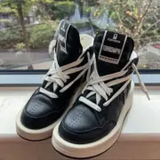 【預售】Rick Owens DRKSHDW x Converse turbodrk weapon 聯名 真皮 高筒復古籃球鞋 休閒鞋：圖片 11