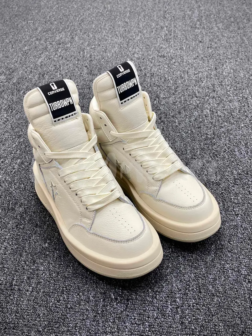 【預售】Rick Owens DRKSHDW x Converse turbodrk weapon 聯名 真皮 高筒復古籃球鞋 休閒鞋