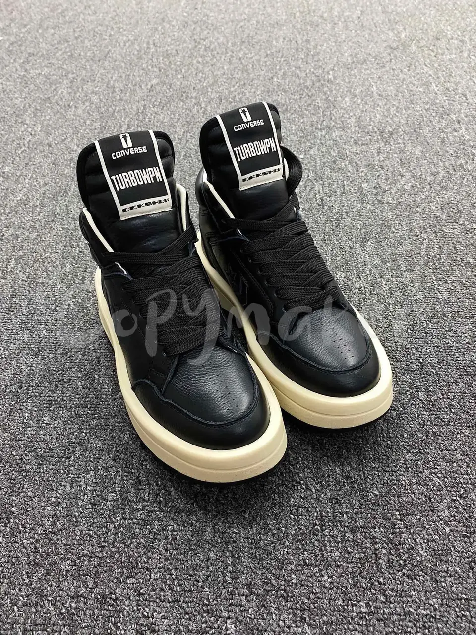 【預售】Rick Owens DRKSHDW x Converse turbodrk weapon 聯名 真皮 高筒復古籃球鞋 休閒鞋