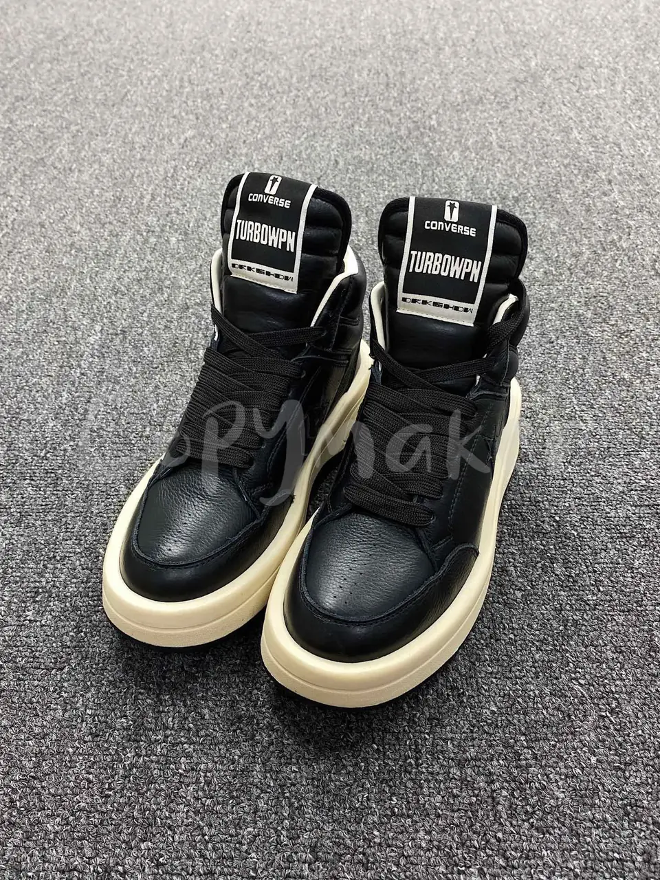 【預售】Rick Owens DRKSHDW x Converse turbodrk weapon 聯名 真皮 高筒復古籃球鞋 休閒鞋