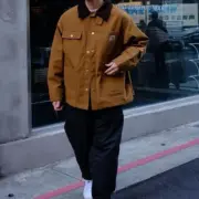 Carhartt WIP x INVINCIBLE 23SS 卡哈特 聯名 Michigan Jacket 燈芯絨翻領口袋 工裝夾克外套：圖片 6