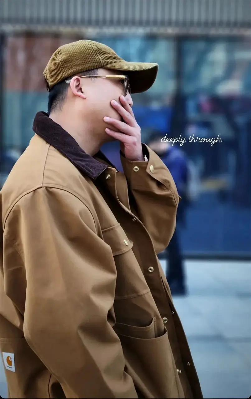 Carhartt WIP x INVINCIBLE 23SS 卡哈特 聯名 Michigan Jacket 燈芯絨翻領口袋 工裝夾克外套
