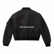 PRA 22FW Boomer 再生尼龍 口袋 三角標 飛行夾克 棉服 外套：圖片 3