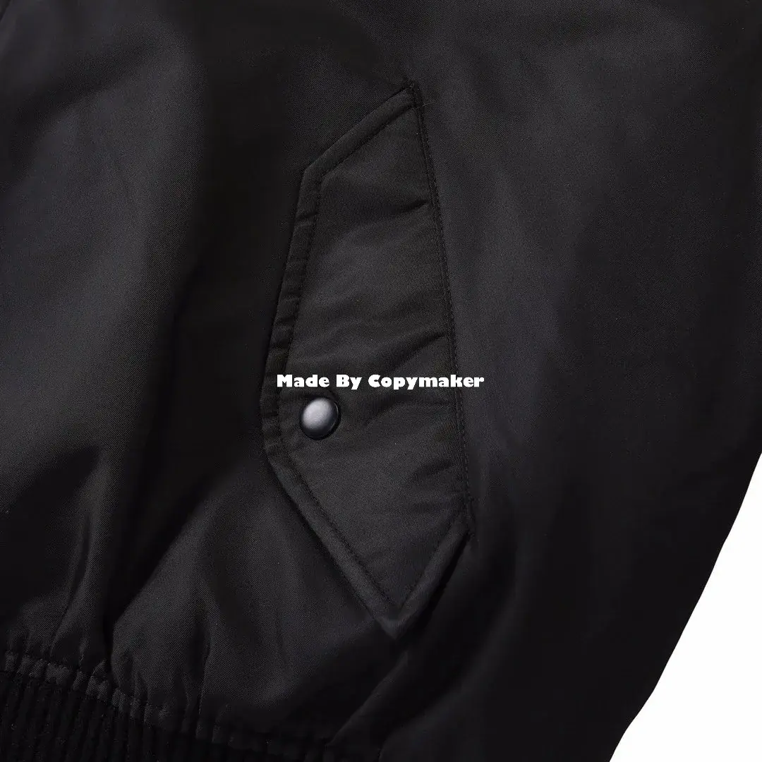 PRA 22FW Boomer 再生尼龍 口袋 三角標 飛行夾克 棉服 外套