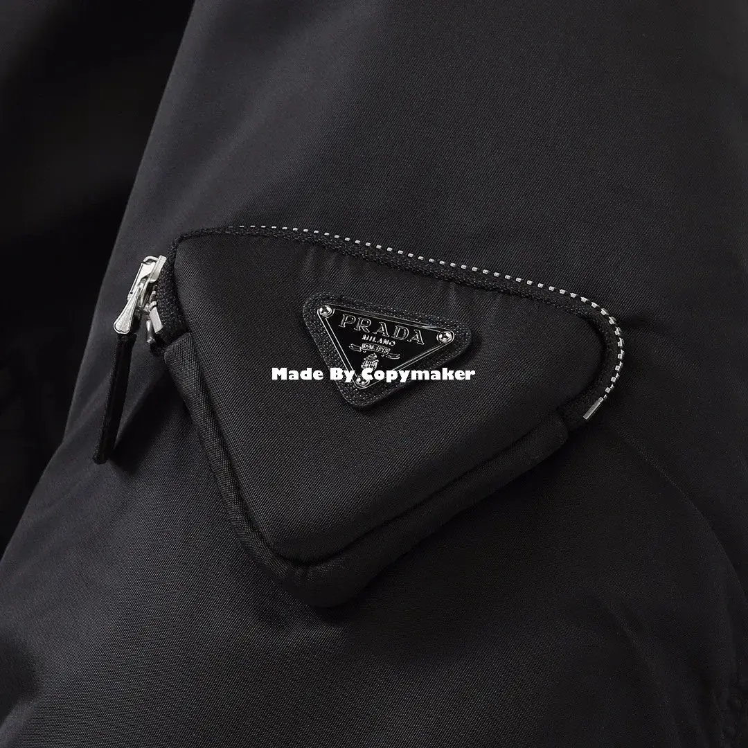 PRA 22FW Boomer 再生尼龍 口袋 三角標 飛行夾克 棉服 外套