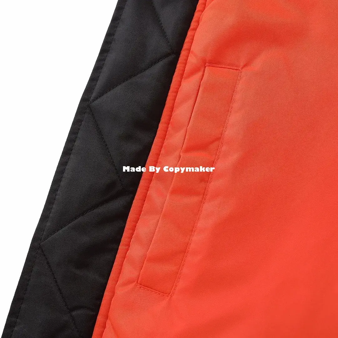 PRA 22FW Boomer 再生尼龍 口袋 三角標 飛行夾克 棉服 外套