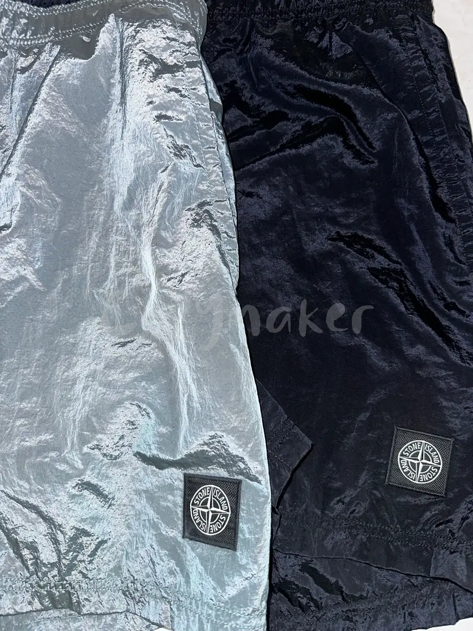 STONE ISLAND 23SS 石頭島 純色 金屬尼龍 短褲休閒褲沙灘褲