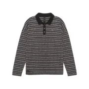 【現貨】Chrome Hearts 23SS 條紋Logo刺繡 長袖Polo衫T恤 CH克羅心 空哈：圖片 2