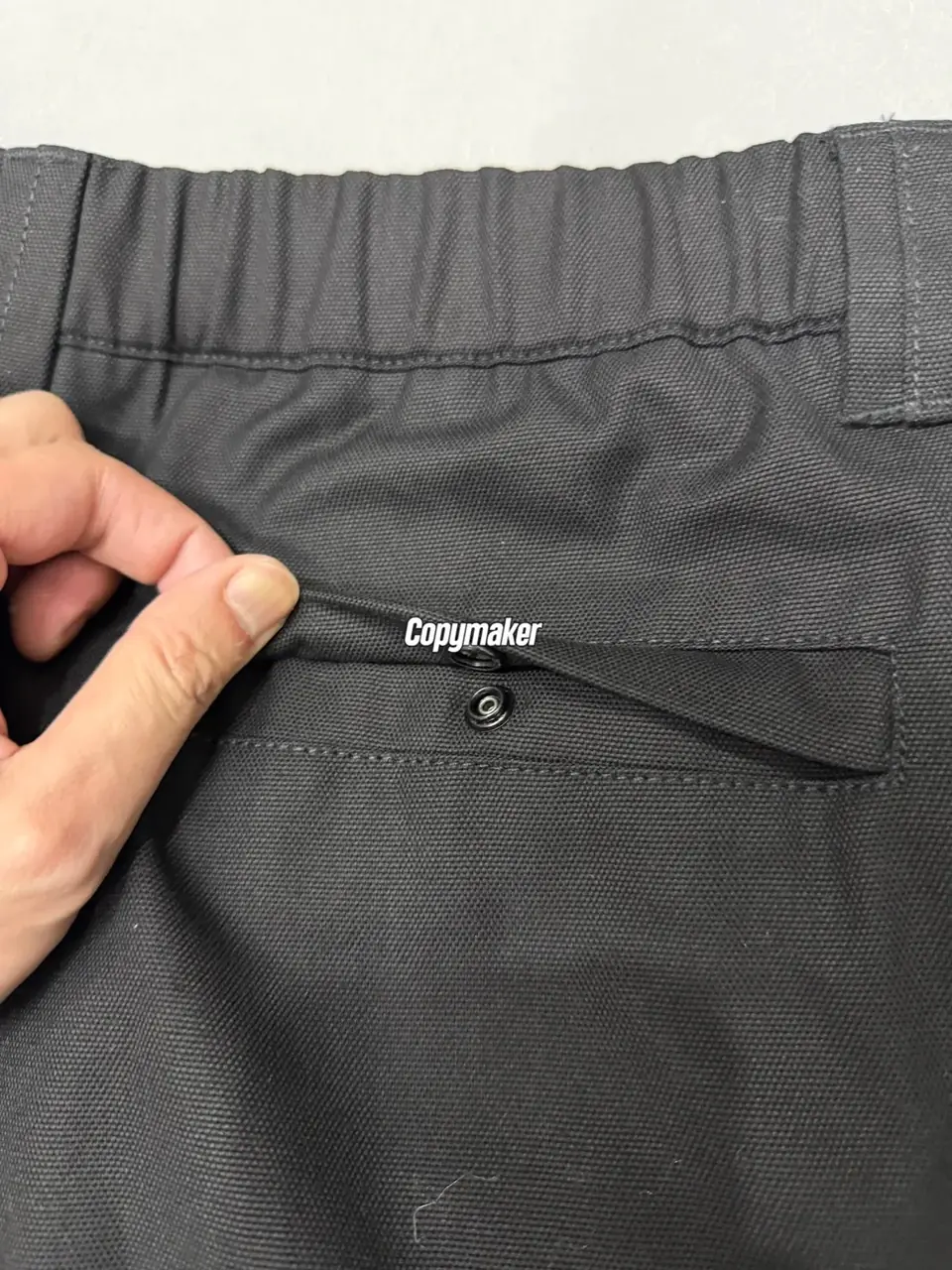 【現貨】【過驗】STONE ISLAND 26SS 石頭島 高密度重磅帆布工裝褲長褲直筒褲 鬆緊腰圍 黑色